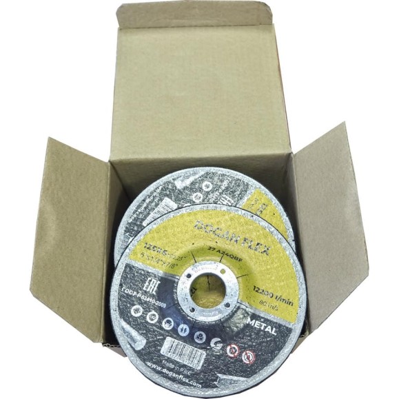 Круг зачистной по металлу DOGANFLEX 125x6,0x22.23, 25 шт 4687206576308 Круг зачистной по металлу DOGANFLEX 125x6,0x22.23, 25 шт 4687206576308