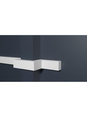 Молдинг стеновой ударопрочный влагостойкий под покраску Decor-Dizayn 30x20x3000 мм DD611 (3m)