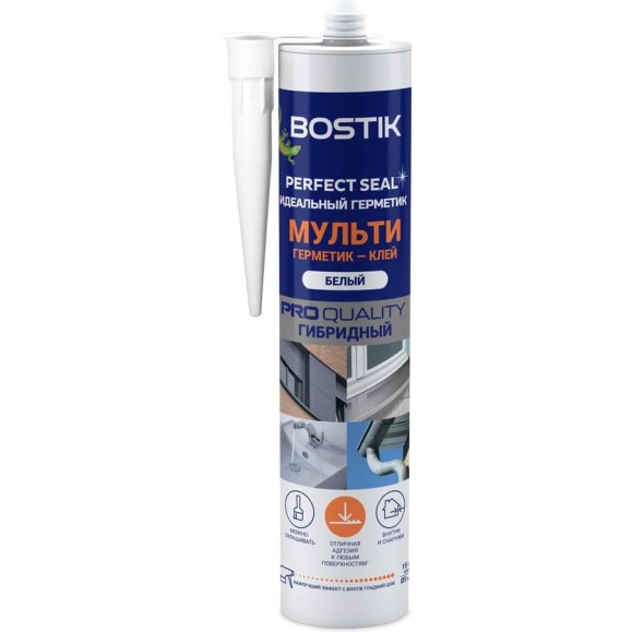 Идеальный герметик Bostik Perfect Seal Мульти белый, 280 мл 50035121