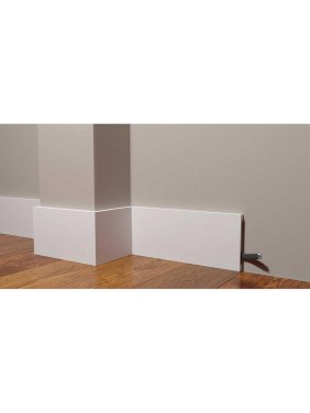 Напольный плинтус Decor-Dizayn ударопрочный влагостойкий под покраску 120Х13Х2000 мм DD710