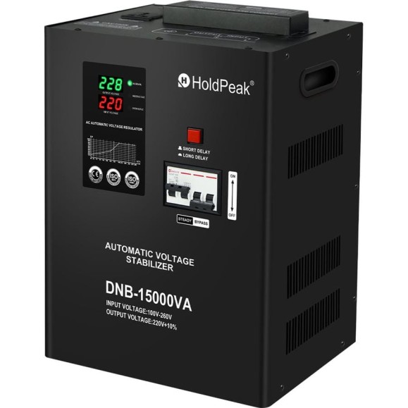 Однофазный стабилизатор напряжения HoldPeak DNB-15KVA