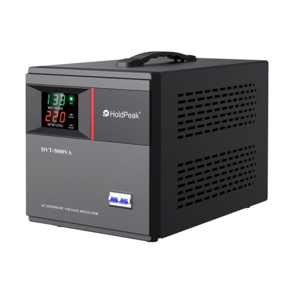 Однофазный стабилизатор напряжения HoldPeak DVT-5000VA Однофазный стабилизатор напряжения HoldPeak DVT-5000VA