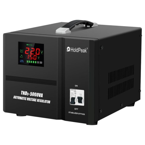 Однофазный стабилизатор напряжения HoldPeak TND5-5KVA (Standard)