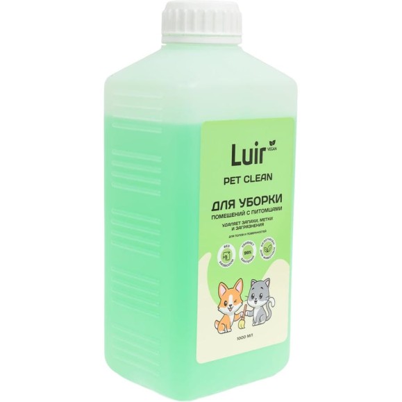 Средство для уборки поверхностей в домах с животными Luir Pet Clean 1 л ЦБ-00003483