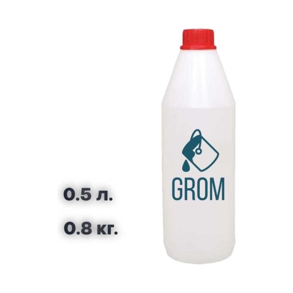 Жидкое стекло натриевое Grom ГОСТ 13078-2021, 0.8 кг 70883