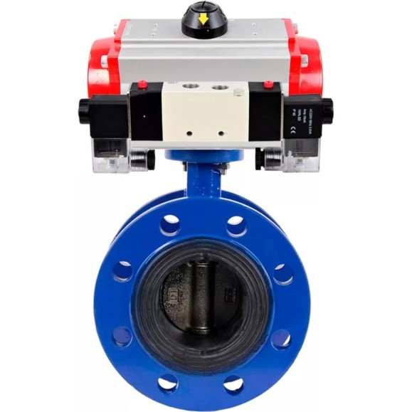 Затвор дисковый DN.ru GGG40-304-EPDM-2W-F-R Ду250 Ру16 пневмопривод DA-210, пневмораспределитель (2EM) 220VAC D050-56076 Затвор дисковый DN.ru GGG40-304-EPDM-2W-F-R Ду250 Ру16 пневмопривод DA-210, пневмораспределитель (2EM) 220VAC D050-56076