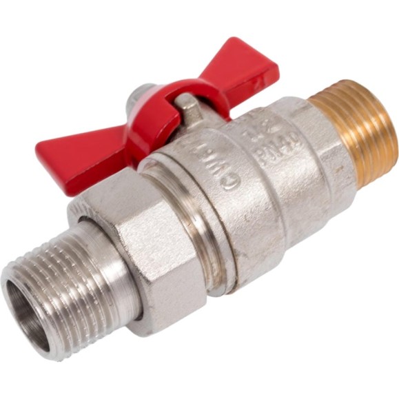 Шаровой кран VALTEC BASE с полусгоном 1/2 нар.-нар. VT.226.N.04 Шаровой кран VALTEC BASE с полусгоном 1/2 нар.-нар. VT.226.N.04