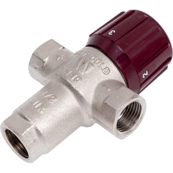 Термосмеситель Watts 3-ход. 1/2 вн. для ГВС (32-50С) AM61C AQUAMIX 10017424