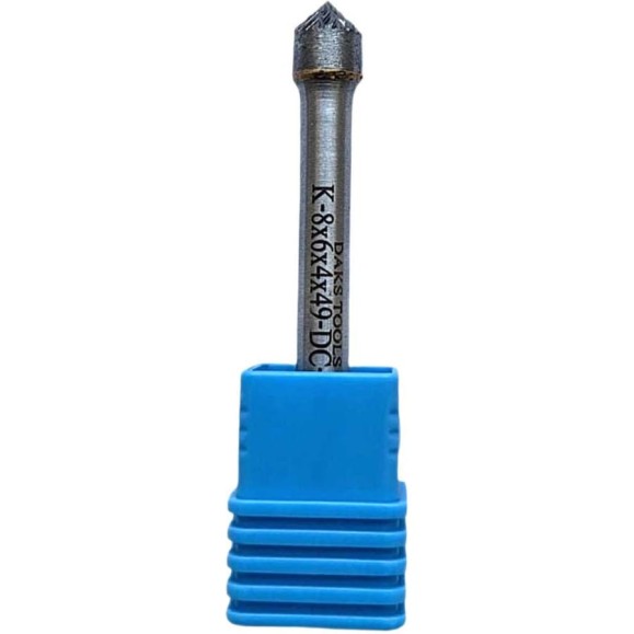 Борфреза коническая форма с углом 90 DAKSTOOLS K-8мм, DC-двойная насечка K086449DC Борфреза коническая форма с углом 90 DAKSTOOLS K-8мм, DC-двойная насечка K086449DC