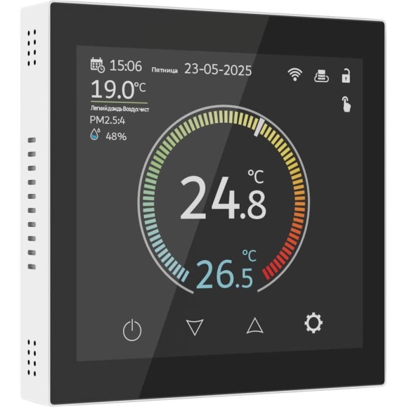 Умный сенсорный терморегулятор Werkel с LCD дисплеем W1851101 белый a071604