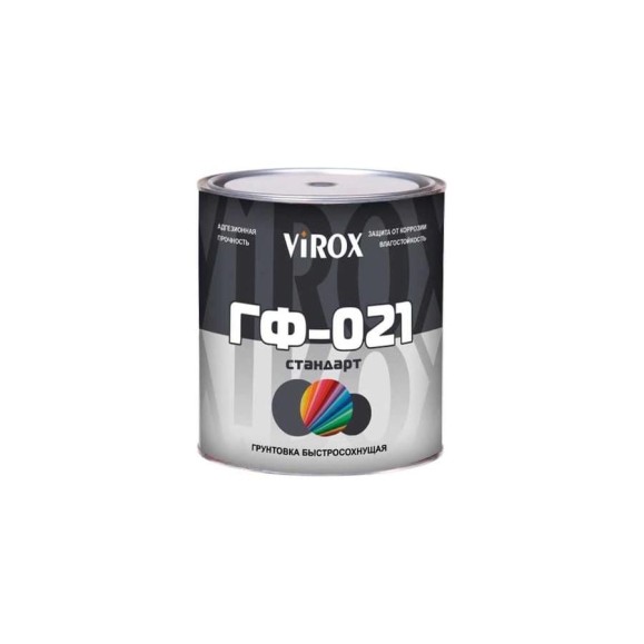 Грунт VIROX ГФ-021 СТАНДАРТ красно-коричневый 0,9кг 13725 Грунт VIROX ГФ-021 СТАНДАРТ красно-коричневый 0,9кг 13725