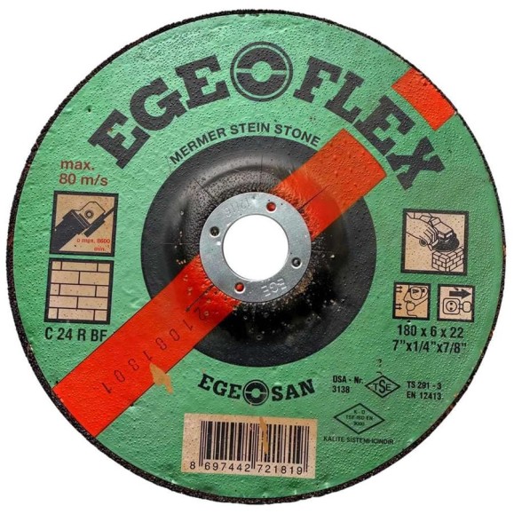 Диск шлифовальный по камню, бетону SAMGRUPP Ege Flex 180x6x22 мм SR-117000055