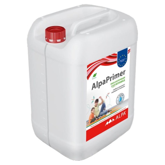 Грунтовка акриловая ALPA ВД PRIMER (АЛЬПАПРАЙМЕР) 9 л (9 кг) 3488570010648