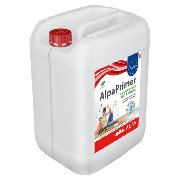 Грунтовка акриловая ALPA ВД PRIMER (АЛЬПАПРАЙМЕР) 4 л (4 кг) 3488570025383 Грунтовка акриловая ALPA ВД PRIMER (АЛЬПАПРАЙМЕР) 4 л (4 кг) 3488570025383