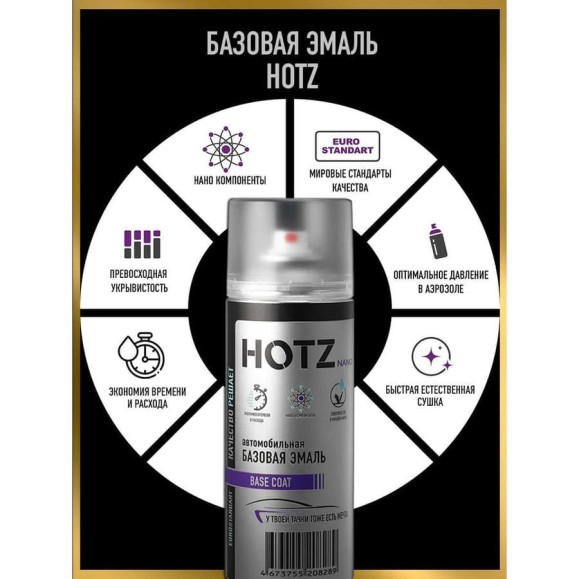 Аэрозольная краска HOTZ 