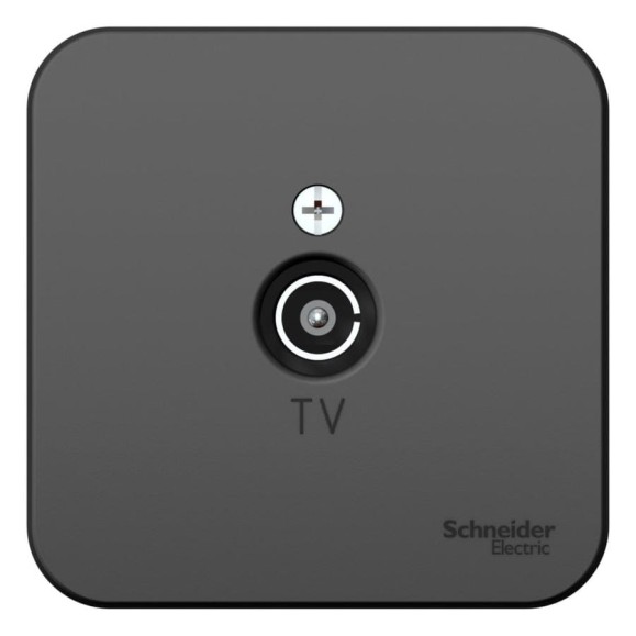 TV розетка Systeme Electric Blanca наруж Антрацит изолир. пластина SE BLNTA000016 TV розетка Systeme Electric Blanca наруж Антрацит изолир. пластина SE BLNTA000016