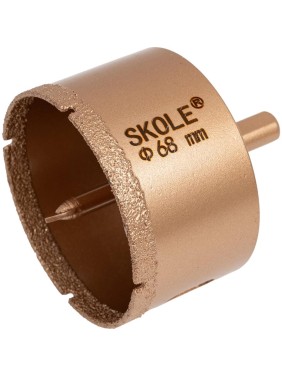 Коронка алмазная по керамограниту SKOLE 68мм K6 068077