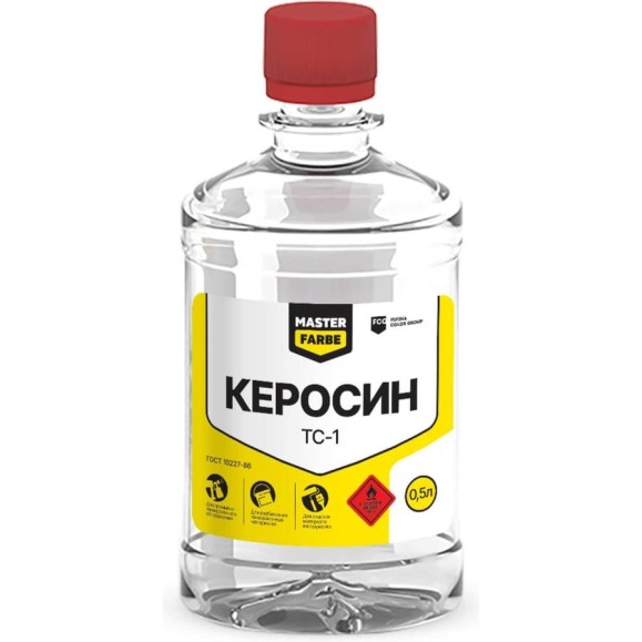 Керосин MASTERFARBE ТС-1, ПЭТ 0,5л 4602009703799