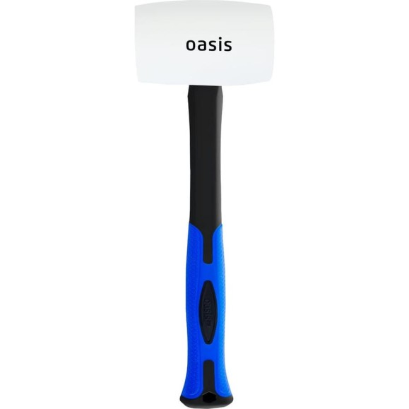 Киянка резиновая OASIS (белая) с фибергласовой рукояткой Pro 680г 103010901008