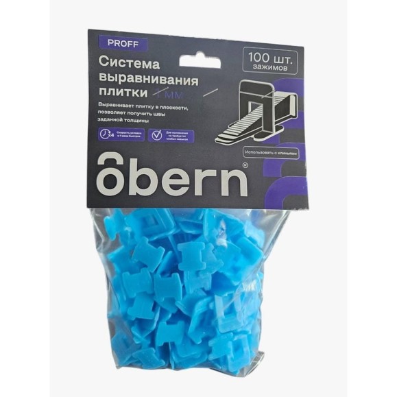Зажим OBERN SVP-PROFF (100 шт) 1.0 мм 24071