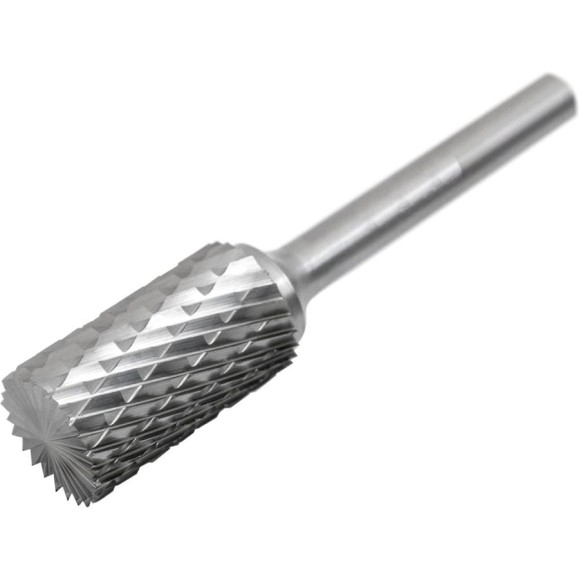 Бор-фреза SDW TOOLS B252506, цилиндрическая с торц.зубьями, двойная насечка ВК8 cu00391