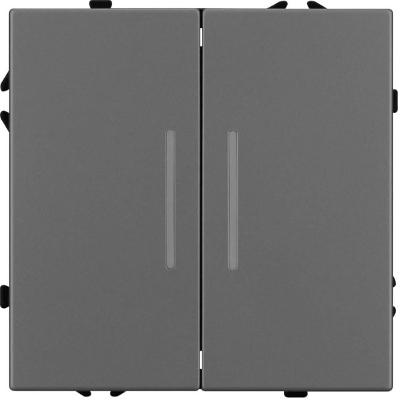 Механизм выключателя двухклавишный проходной Arlight LED SWT-NOBE-MKP2-SFPL-L-GR 1шт 054269 Механизм выключателя двухклавишный проходной Arlight LED SWT-NOBE-MKP2-SFPL-L-GR 1шт 054269