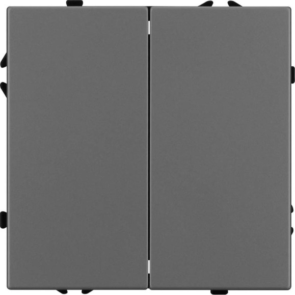 Механизм выключателя двухклавишный проходной Arlight SWT-NOBE-MKP2-SFPL-GR 1шт 054257 Механизм выключателя двухклавишный проходной Arlight SWT-NOBE-MKP2-SFPL-GR 1шт 054257
