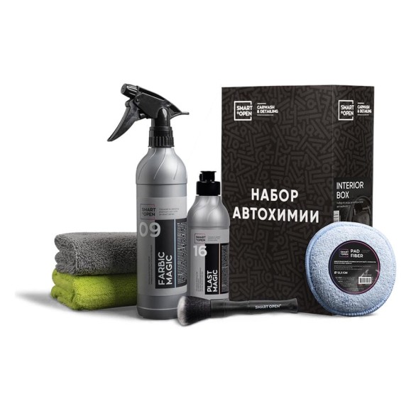 Набор по уходу за интерьером автомобиля INTERIOR BOX Smart Open 15IBU Набор по уходу за интерьером автомобиля INTERIOR BOX Smart Open 15IBU