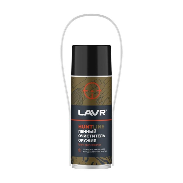 Пенный очиститель оружия LAVR HUNT HUNTLINE, 520 мл Ln3802