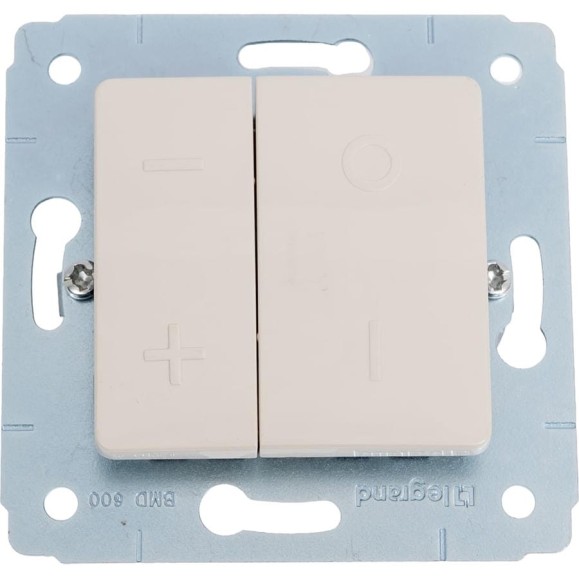 Кнопочный светорегулятор Legrand Cariva 40-600 В/ВА 50 Гц слоновая кость 773715