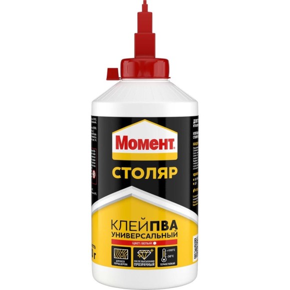 Универсальный клей МОМЕНТ Столяр ПВА 750 г Б0023001 1960504 Универсальный клей МОМЕНТ Столяр ПВА 750 г Б0023001 1960504