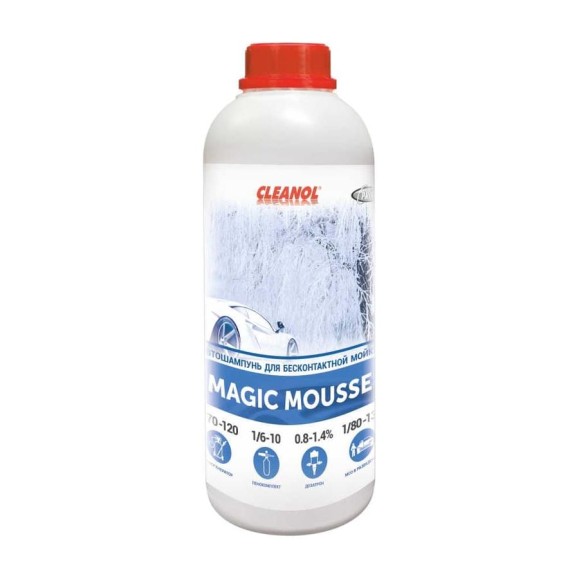 Автошампунь для бесконтактной мойки Cleanol Magic Mousse 1 л 1/0095