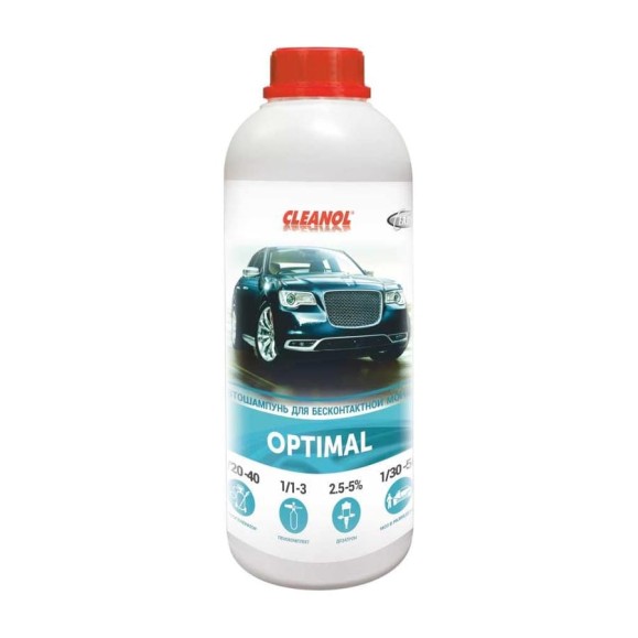 Автошампунь для бесконтактной мойки Cleanol Optimal канистра 1 л 1/0475
