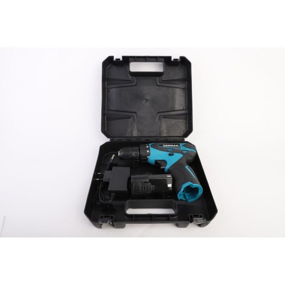 Аккумуляторный шуруповерт-дрель DEMMAX ESD-010в боксе 15750