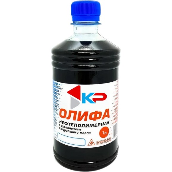 Олифа нефтеполимерная с добавлением натурального масла КР 0,5л 4610044290495
