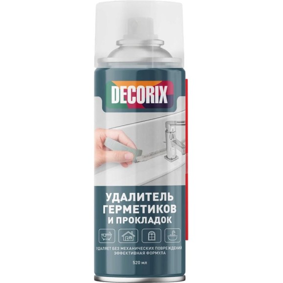 Удалитель герметиков и прокладок Decorix со скребком, 520 мл 0165-00 DX Удалитель герметиков и прокладок Decorix со скребком, 520 мл 0165-00 DX