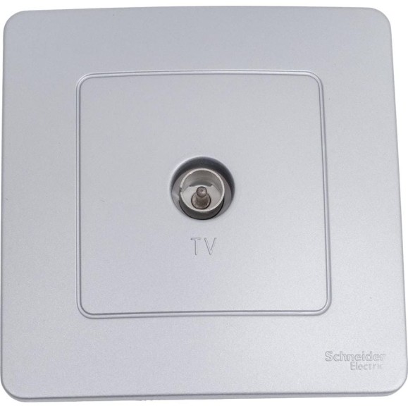 TV розетка Systeme Electric Blanca внутр Алюминий SE BLNTS000013 TV розетка Systeme Electric Blanca внутр Алюминий SE BLNTS000013