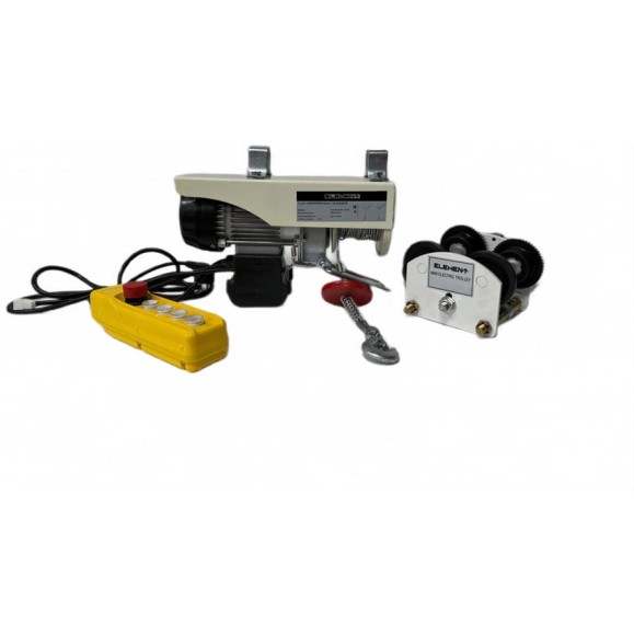 Таль электрическая с тележкой ELEMENT PA-600/1200 124014 Таль электрическая с тележкой ELEMENT PA-600/1200 124014