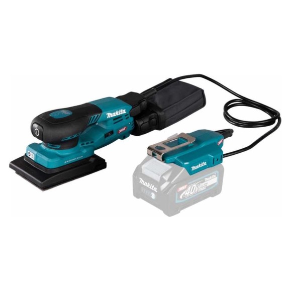 Машина шлифовальная вибрационная Makita с выносным аккум. XGT 40В BL XPT AWS подошва 80х130мм (без АКБ и ЗУ) BO005CGZ
