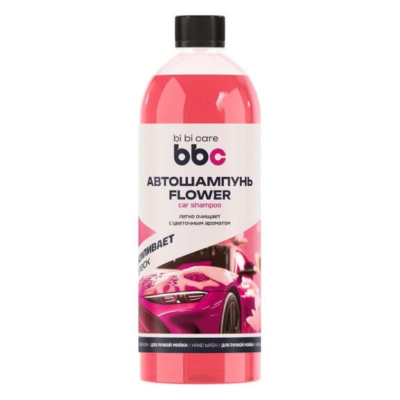 Автошампунь BiBiCare Полирующий эффект Flower, 500 мл 4114