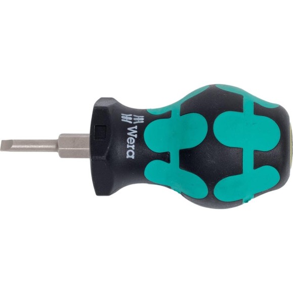 Короткая отвёртка для карбюраторов, шлицевая WERA 335 Stubby SL 3,5x0,6x24,5 мм WE-008840 Короткая отвёртка для карбюраторов, шлицевая WERA 335 Stubby SL 3,5x0,6x24,5 мм WE-008840