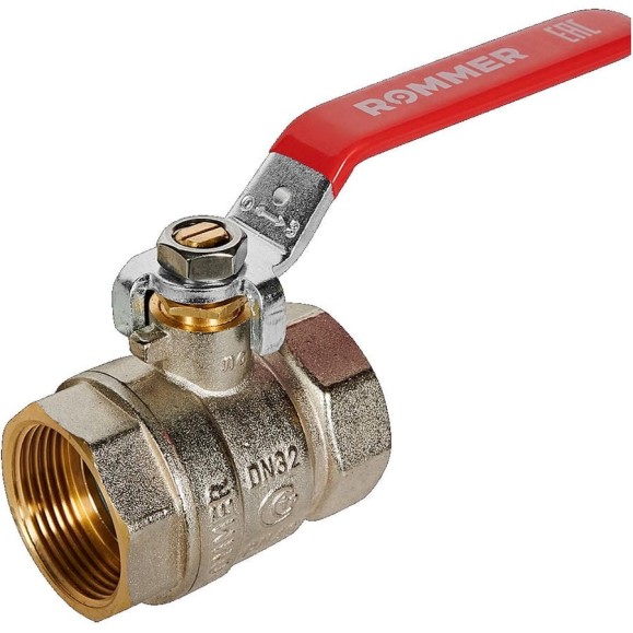 Кран шаровой неполнопроходной ROMMER RBV-0001-2110332 ВР/ВР, ручка рычаг 1 RG00938RJN7A06 Кран шаровой неполнопроходной ROMMER RBV-0001-2110332 ВР/ВР, ручка рычаг 1 RG00938RJN7A06
