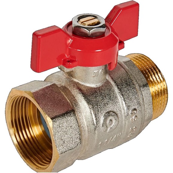Кран шаровой ROMMER ВР/НР, ручка бабочка 1 1/4 RBV-0004-2210232 RG00938RJNAL11 Кран шаровой ROMMER ВР/НР, ручка бабочка 1 1/4 RBV-0004-2210232 RG00938RJNAL11