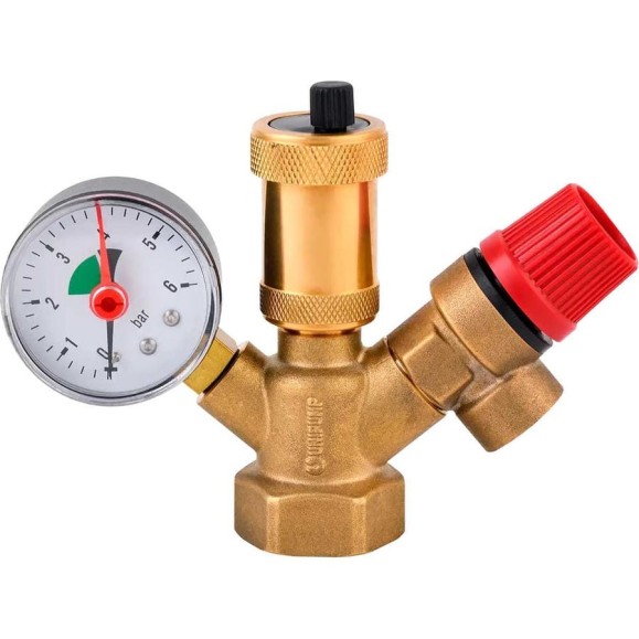 Группа безопасности котла UNIPUMP 1 - 1/2 СЛИМ 64670 Группа безопасности котла UNIPUMP 1 - 1/2 СЛИМ 64670