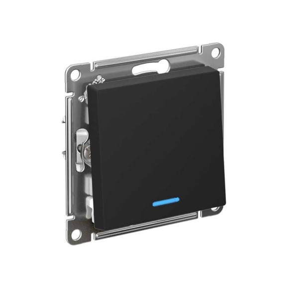 1-клавишный выключатель Systeme Electric ATLASDESIGN с подсветкой, сх.1а, 10АХ, КАРБОН ATN001013 1-клавишный выключатель Systeme Electric ATLASDESIGN с подсветкой, сх.1а, 10АХ, КАРБОН ATN001013