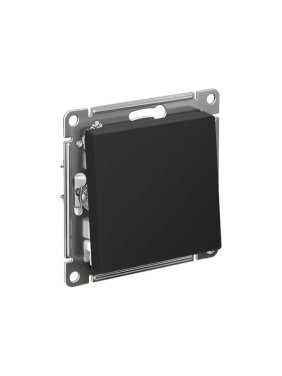 Нажимная кнопка Systeme Electric AtlasDesign Карбон сх.1, 10АХ, механизм SE ATN001015