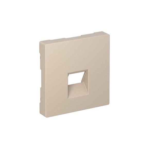 Накладка Systeme Electric ATLASDESIGN  для информационных функций типа Keystone, ПЕСОЧНЫЙ ATN001284