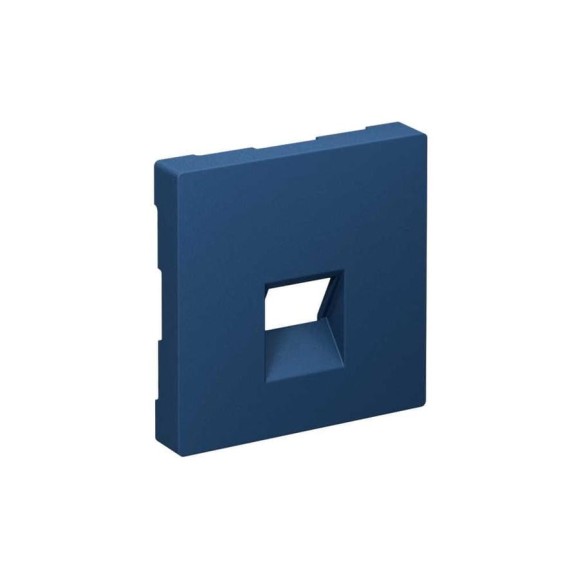 Накладка Systeme Electric ATLASDESIGN  для информационных функций типа Keystone, АКВАМАРИН ATN001184