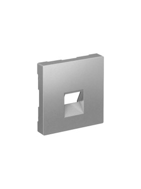 Накладка Systeme Electric ATLASDESIGN для информационных функций типа Keystone, АЛЮМИНИЙ ATN000384