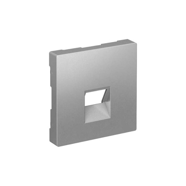 Накладка Systeme Electric ATLASDESIGN для информационных функций типа Keystone, АЛЮМИНИЙ ATN000384